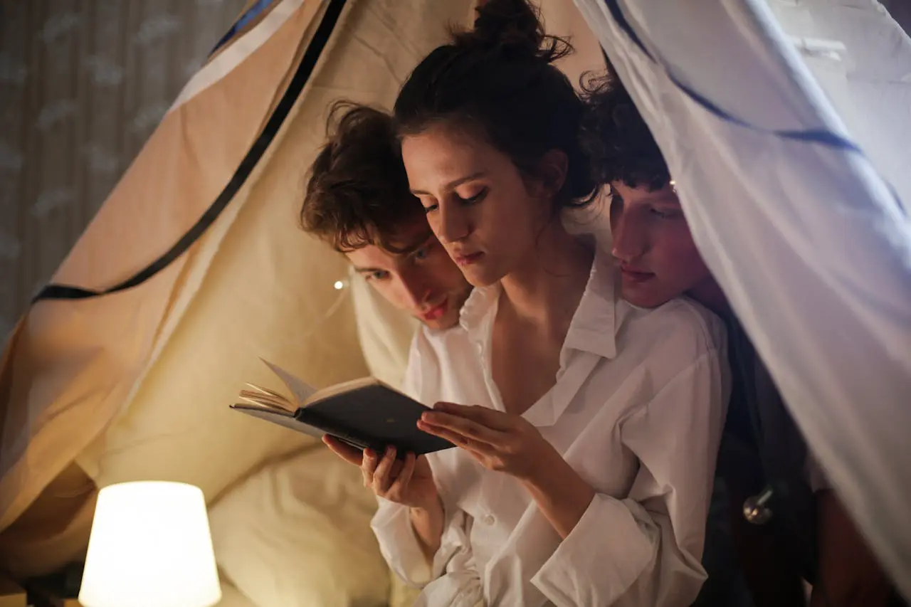 throuple sleeping arrangement